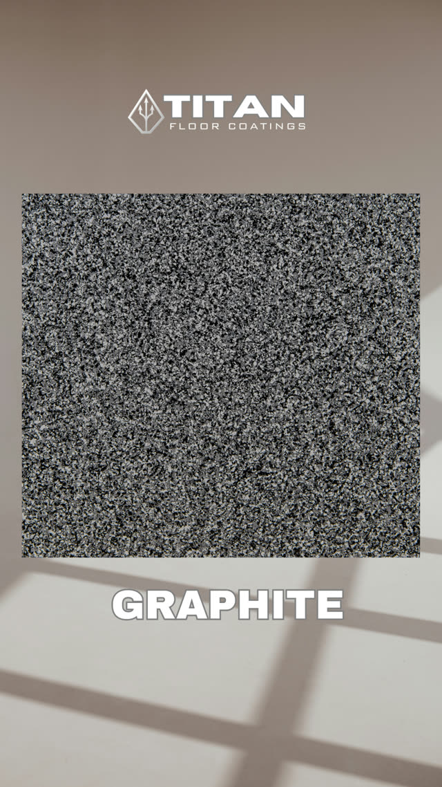 Graphite epoxy flake colour