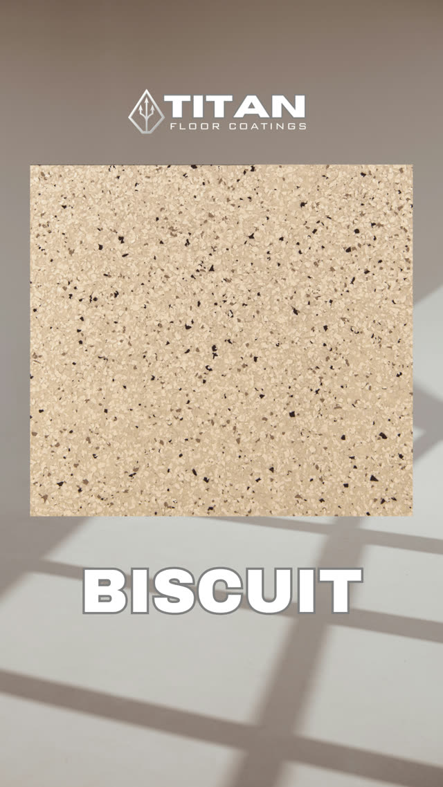 Biscuit epoxy flake colour