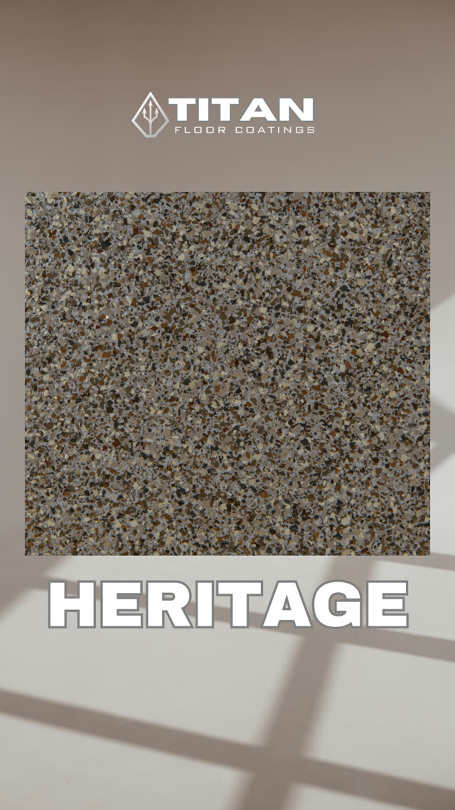 Heritage epoxy flake colour