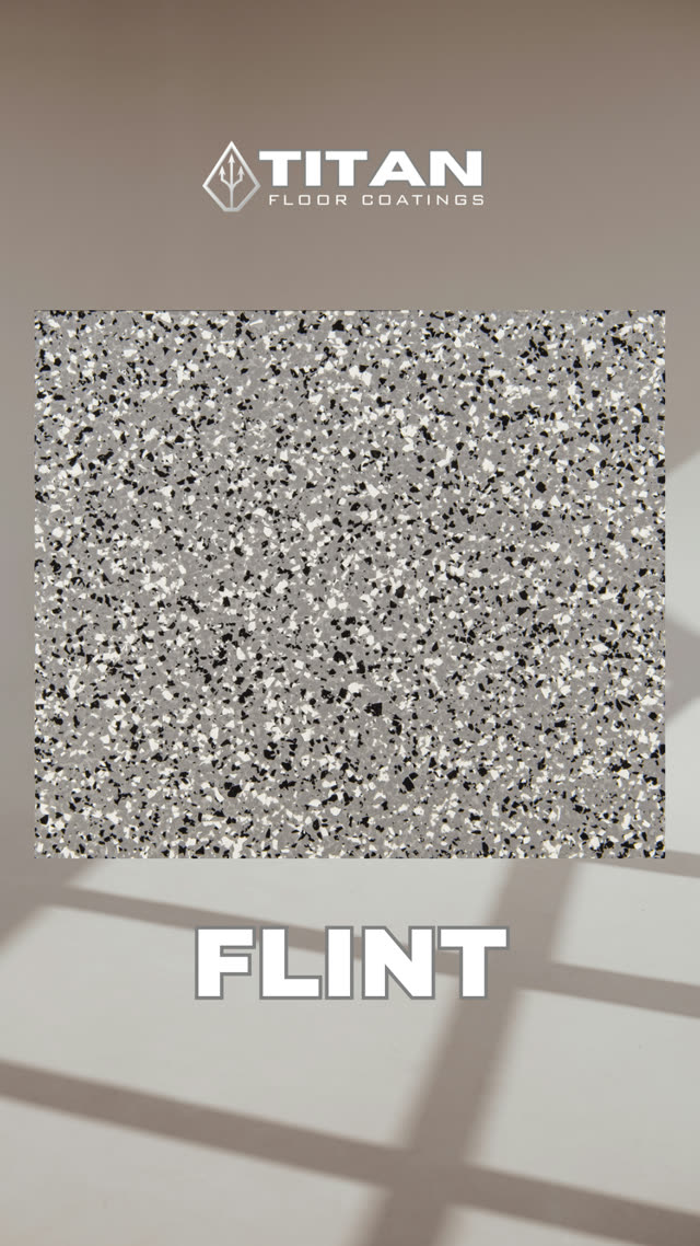 Flint epoxy flake colour
